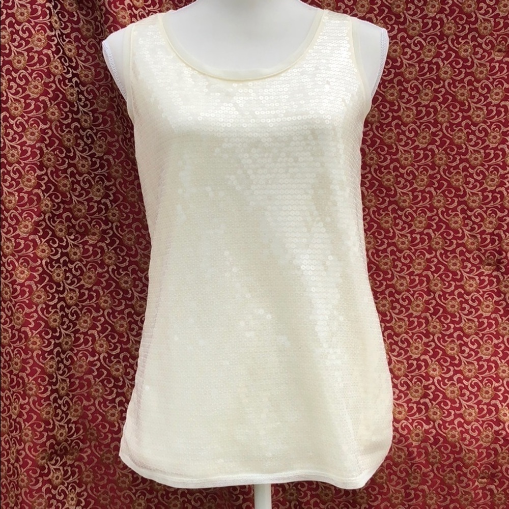 NWOT Ann Taylor loft sequined tank.